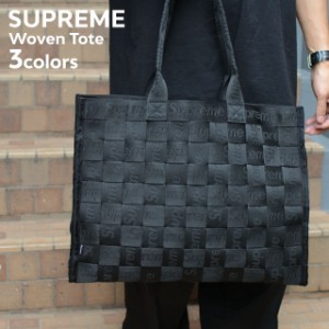 (2024新作)新品 シュプリーム SUPREME 24SS Woven Tote トートバッグ ストリート スケート スケーター グッズ