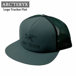 (2024新作)新品 アークテリクス ARC'TERYX Logo Trucker Flat Cap キャップ X000006117 アウトドア キャンプ クライミング 登山 通勤 ビ