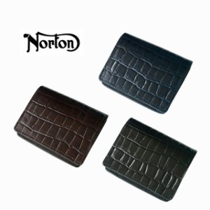 norton ノートン メンズ スネーク エンボス レザー ウォレット 231N8200 日本製