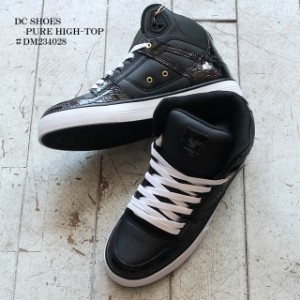 dc shoes ディーシー  ピュアハイトップ スニーカー dm234028/adys400093 メンズ  KWK 【BLACK】26.5cm/27.5cm/28.5cm pure high top wc 