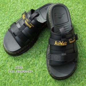 ドクターマーチン メンズ AYCE アイス　スライド サンダル メンズ レザーサンダル 31530001 BLACK【Dr.Martens/男性/シューズ/サンダル/