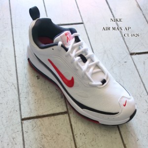 nike ナイキ エアマックス AP スニーカー メンズ cu4826-101【男性/NIKE AIR MAX AP/ホワイト/ユニバーシティレッド/ブラック/26.5/27.0/