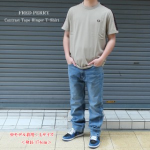 フレッドペリー コントラスト テープ リンガー 半袖tシャツ m4613【メンズ/男性/fred perry/RINGER/男性/トップス/半T/父の日/ギフト】【