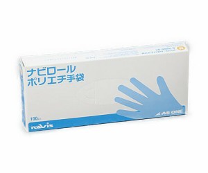 【ナビス】ナビロールポリエチ手袋　Ｌ　１００入