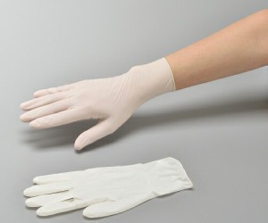 ナビロール手袋（指先エンボス・エコノミータイプ・パウダー付）　Ｓ　１箱（１００枚入）