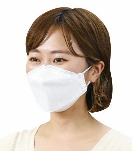 立体不織布マスク(四層構造)(50枚入) 衛生用品 不織布マスク