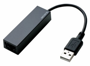 USB2.0 LANアダプター EDC-FUA2-B ICT機器/OA機器 アダプタ