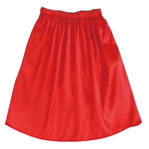 ソフトサテンフレアスカート M 赤 運動会・発表会・イベント 衣装・ファッション