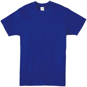ATドライTシャツ 130cm ブルー 150gポリ100% 運動会・発表会・イベント シャツ・Tシャツ・衣料