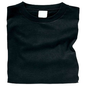 カラーTシャツ J 005 ブラック　(サイズ150) 運動会・発表会・イベント シャツ・Tシャツ・衣料