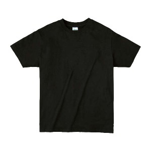 ライトウエイトTシャツ J ブラック　(サイズ150) 運動会・発表会・イベント シャツ・Tシャツ・衣料