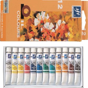 ファースター油絵具 12ml 12色セット 図工・美術・画材 絵具・塗料・染色