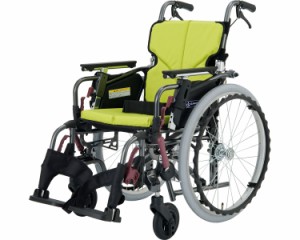 株式会社 カワムラサイクル  車椅子 モダンC　KMD-C22-38-M 85_若葉色