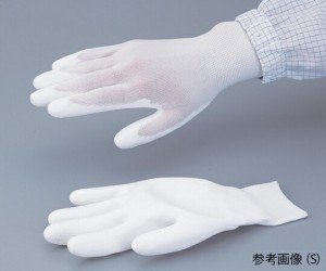 PUコートナイロン手袋（手の平コート）　5双入　M  アズワン