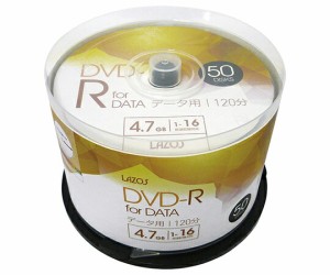 ブランクメディアディスク　DVD-R　50枚入 L-DD50P Lazos