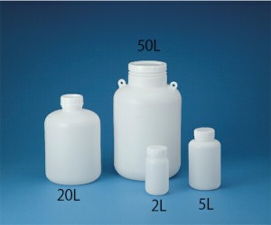 標準規格瓶 丸型広口（ナチュラル） 20L 1本 1028-13  ニッコー・ハンセン