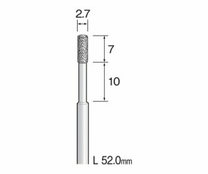 ミニター 電着ダイヤモンドバー　２．７ 1本 AD2218