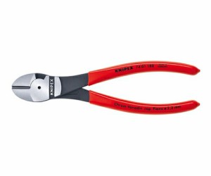 KNIPEX 強力型斜ニッパー（硬線用）（パッケージ入） 1本 7401-160