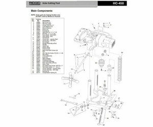 RIDGID キー　キーパー　Ｆ／ＨＣ−４５０ 1個 59102