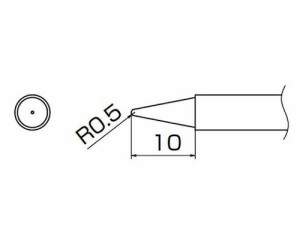 白光（HAKKO） こて先　0.5B型 1本 T13-B2