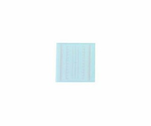 江部松商事 調理用目盛り入りまな板 正方形 M ブルー 1個 7346240