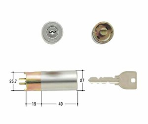美和ロック（MIWA） MIWA取替用シリンダー 1個 MCY-115