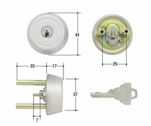 ゴール GOAL取替用シリンダー 1個 GCY-88