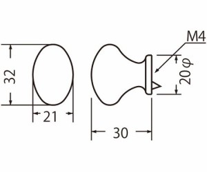 シロクマ ラグビーツマミ　純金 1個 KZ-21