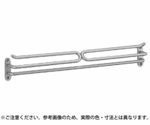 シロクマ U形三段掛棒300ミリAG塗装 1個 NH-15