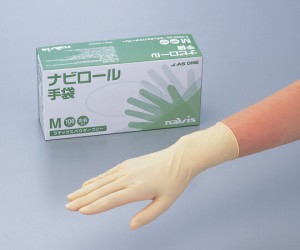 【ナビス】ナビロール手袋　Ｌ　１００枚入り