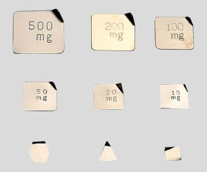 板状分銅Ｆ１ＰＳＢ-１ＭＡ