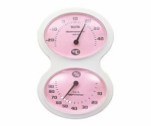 タニタ 温度計 温湿度計 ピンク TT-509 1個