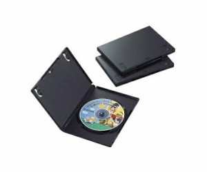 エレコム DVDトールケース(3枚パック・ブラック) CCD-DVD01BK 1パック(3枚入)