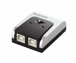 エレコム USB切替器 手動 2ポート U2SW-T2 1パック