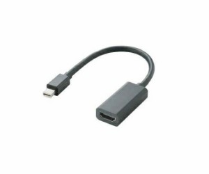 エレコム miniDisplayPort変換アダプタ　forAPPLE　HDMI　ブラック AD-MDPHDMIBK 1パック