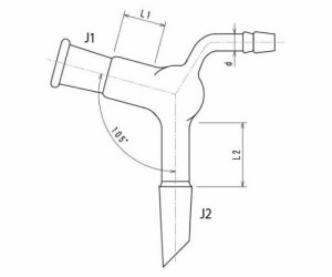 旭製作所 減圧用アダプター 2332-1L 1個