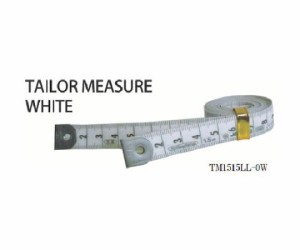 原度器 テーラーメジャー1.5m　0点　白/白 TM1515LL-0W 1箱／本