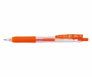 ゼブラ サラサクリップ インク色:レッドオレンジ ボール径0.7mm JJB15-ROR 1本