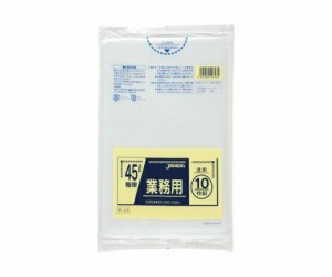 ジャパックス 業務用ポリ袋 45L LLDPE 透明 0.05mm 1ケース(10枚×30冊入) PL43