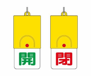 ユニット 回転式両面表示板　開：緑文字　閉：赤文字 857-33 1個