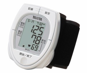 タニタ 手首式血圧計 ホワイト BP-211 1個