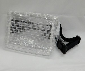 ガードナー 透明ウエストポーチ　黒ベルトフリーサイズ G7119-0 1個