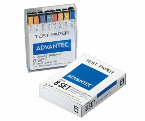 ADVANTEC pH試験紙　8セット 07013020 1セット