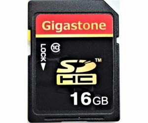 Gigastone SDカード　class10　16GB GJS10/16G 1個