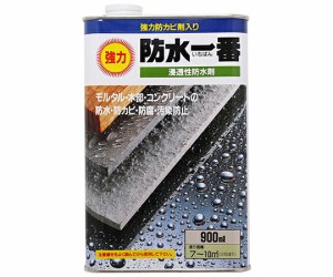 日本特殊塗料 日本特殊塗料　nittoku　強力　防水一番　透明　900mL  1缶