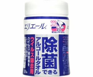 エリエール（大王製紙） エリエール　除菌できるアルコールタオル　ウィルス除去用　本体　80枚 1個(80枚入)