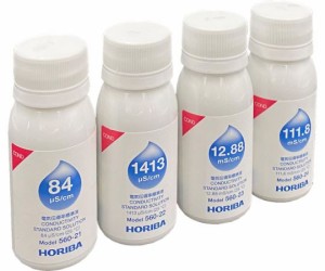 HORIBA 電気伝導率標準液　60mLセット 1セット(4本入) 560-C