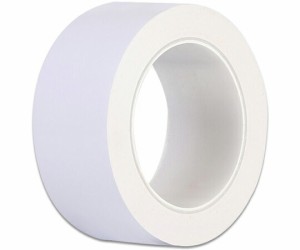セーフラン安全用品 厚手PVCラインテープ　幅50mm×22m　厚0.2mm　はく離紙なし　樹脂芯　白 1巻 J2352-W