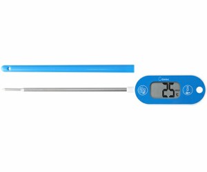 ドリテック 防水中心温度計　ブルー 1個 O-280BLHA