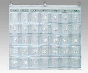 SAKI（サキ） カレンダーポケット W-418　お薬 多目的 ウォールポケット